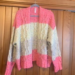 Anthropologie Ombré Spun Bobble Cardigan Sweater. 3X